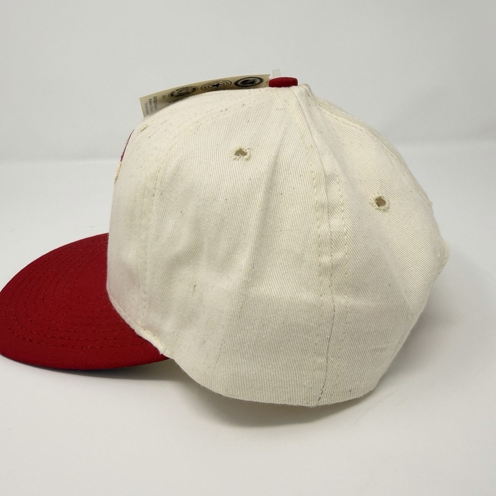Vintage 1991 Cincinnati Reds‎ Snapback Hat The Game Cream Red NWT Limited - Picture 10 of 16